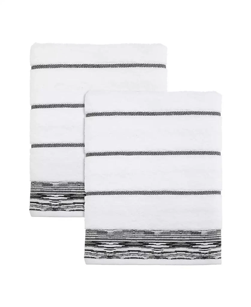 Nicole Miller Sydney 2-Pc. Bath Towel Set, 27" x 54" 1