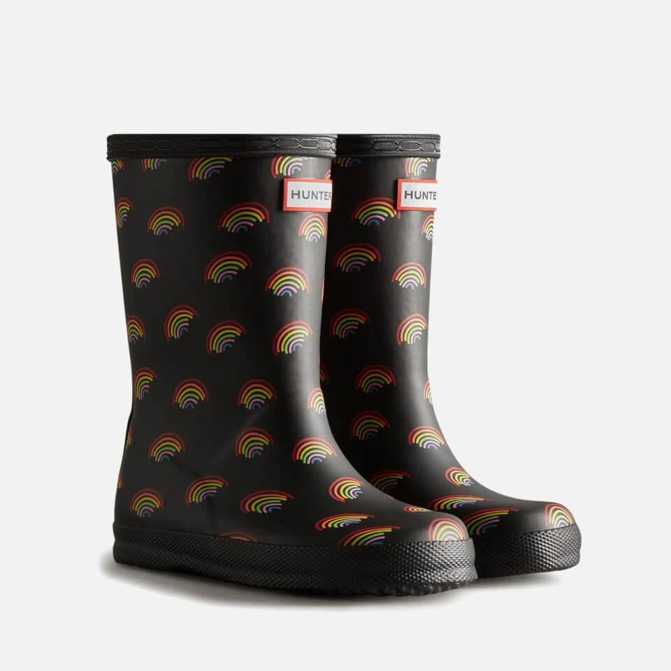 Hunter HUNTER CLASSIC RAINBOW-PRINT RUBBER WELLINGTON BOOTS 2