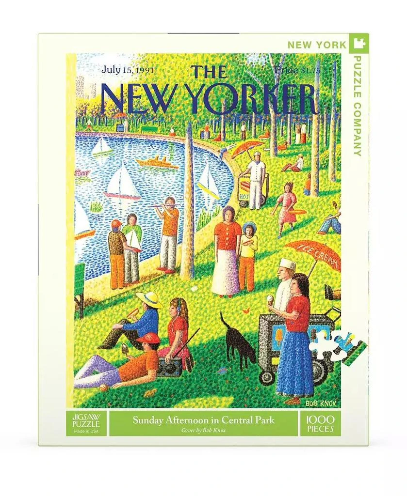 New York Puzzle Company Sunday Afternoon in Central Park 1000 Piece Puzzle