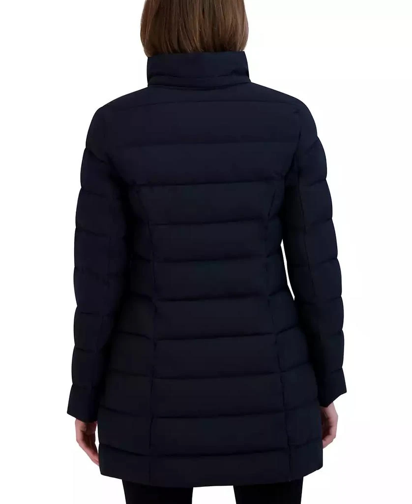 Laundry by Shelli Segal Women's Faux-Fur-Trim Hooded Puffer Coat 4
