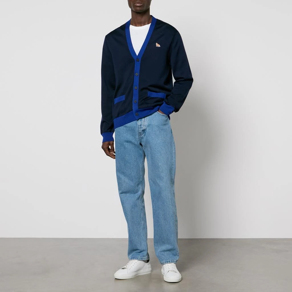 Maison Kitsune Baby Fox Patch Wool Cardigan 3