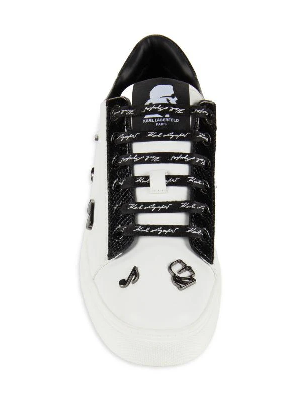 Karl Lagerfeld Paris Cate Rocker Logo Low Top Sneakers 5