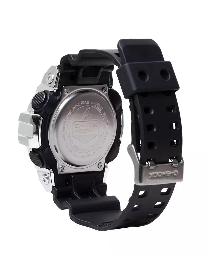 G-Shock Men's Japanese Quartz Black Resin Watch, 53.4mm, GM700-1A