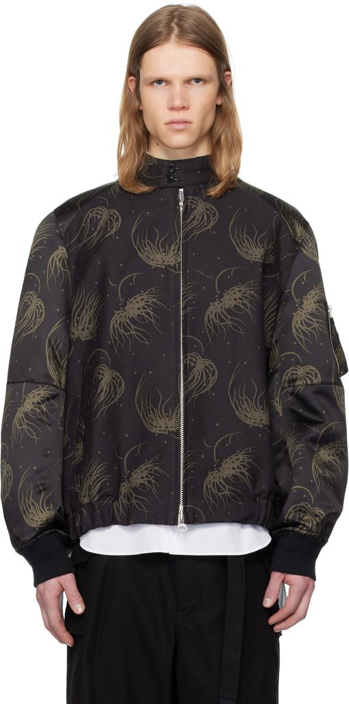 Sacai Sacai Gonz Wool Melton X Leather Blouson - Jackets - BeyondStyle