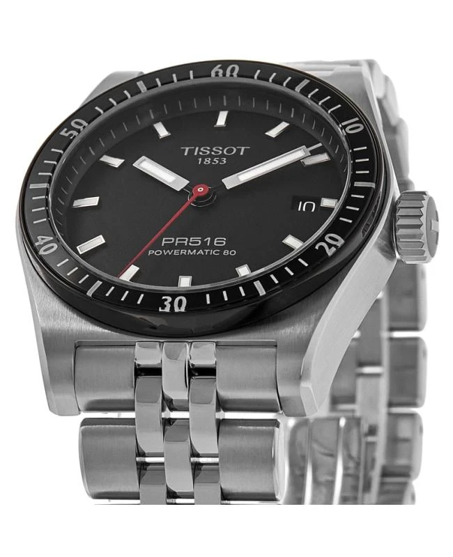 Tissot Tissot PRS 516 Powermatic 80 Automatic Black Dial Steel Unisex Watch T149.407.11.051.00 2