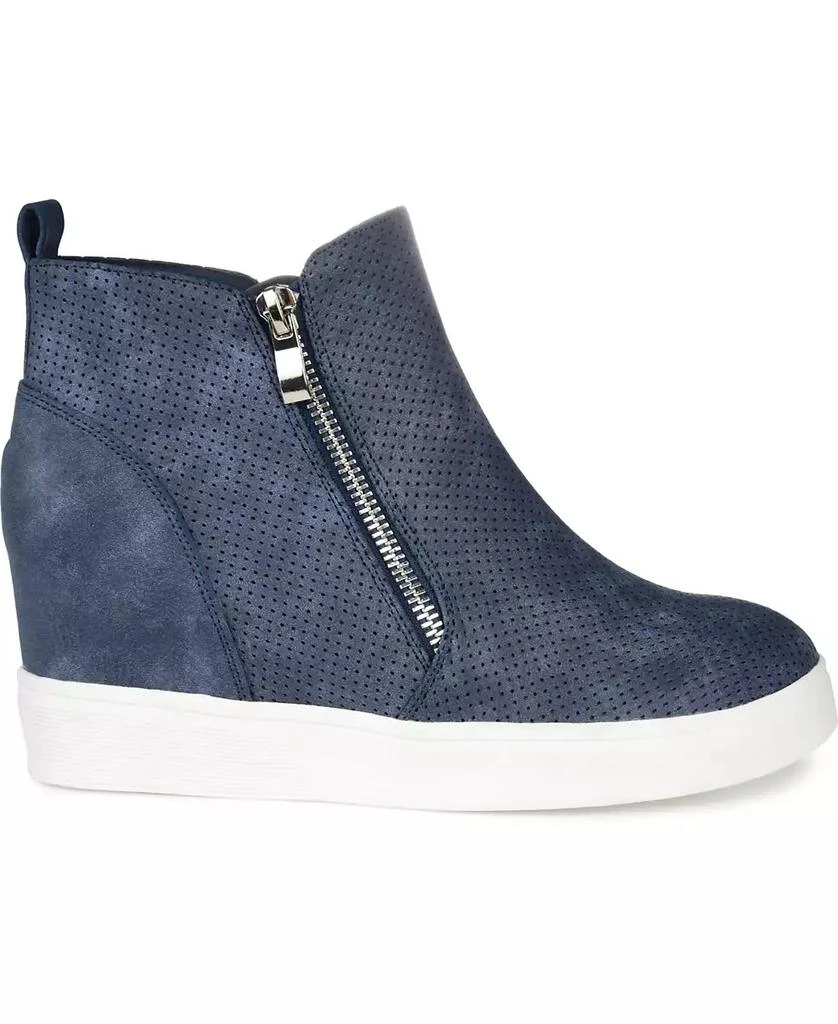 Journee Collection Women's Pennelope Wedge Sneakers 6