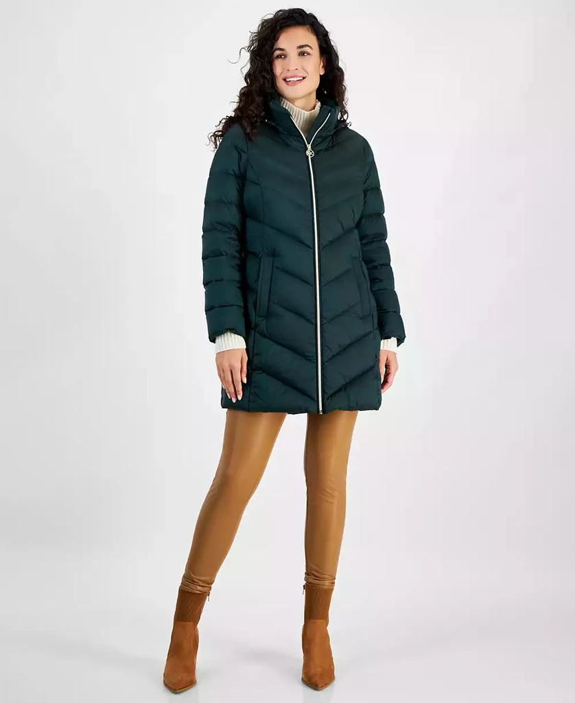Michael Kors Petite Hooded Packable Down Puffer Coat, Created for Macy's 4