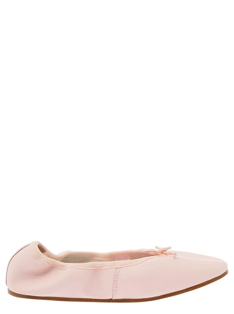 Repetto 'Sofia' Pink Ballet Flats With Ribbon In Leather Woman 2