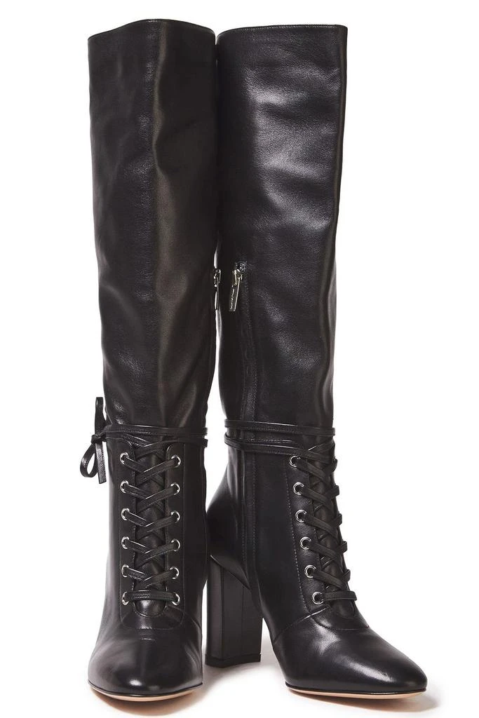 Gianvito Rossi Melissa 85 lace-up leather knee boots 2