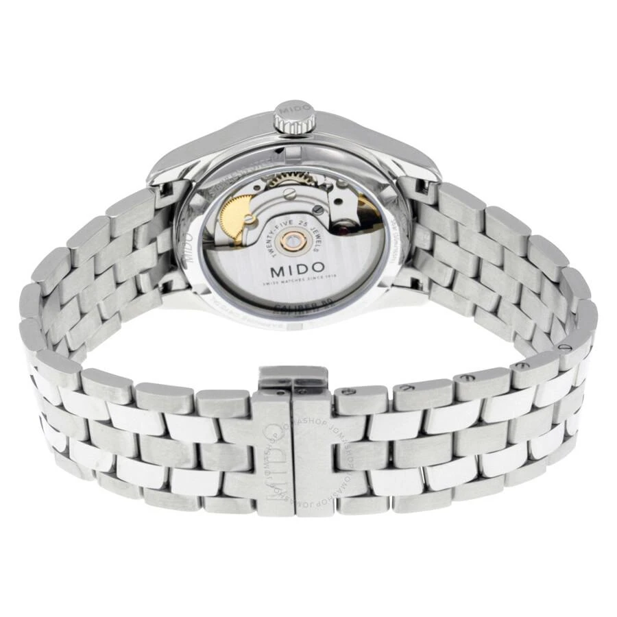 Mido Belluna II Automatic Silver Dial Ladies Watch M024.207.11.031.00 3