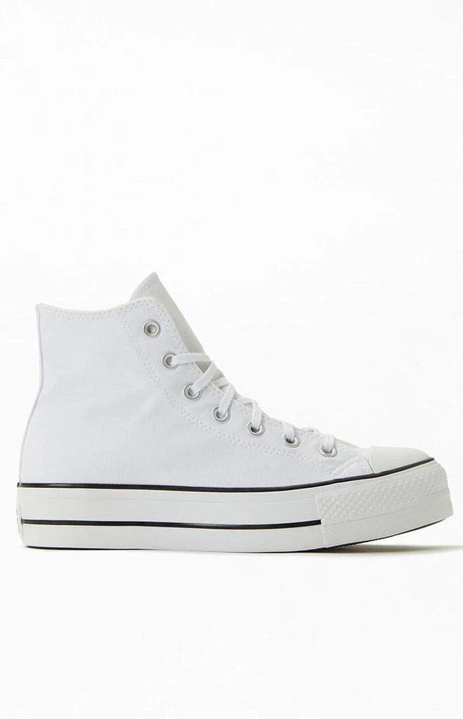 Converse Women's White Chuck Taylor Platform High Top Sneakers 2