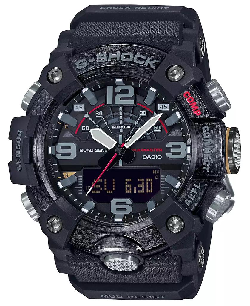 G-Shock Men's Analog-Digital Connected Mudmaster Black Resin Strap Watch 53.1mm