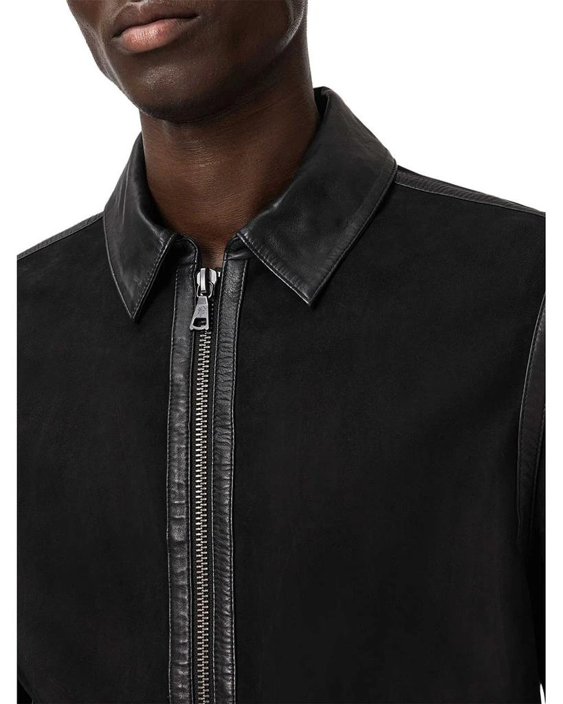 John Varvatos Jaxon Waxed Suede Jacket 5