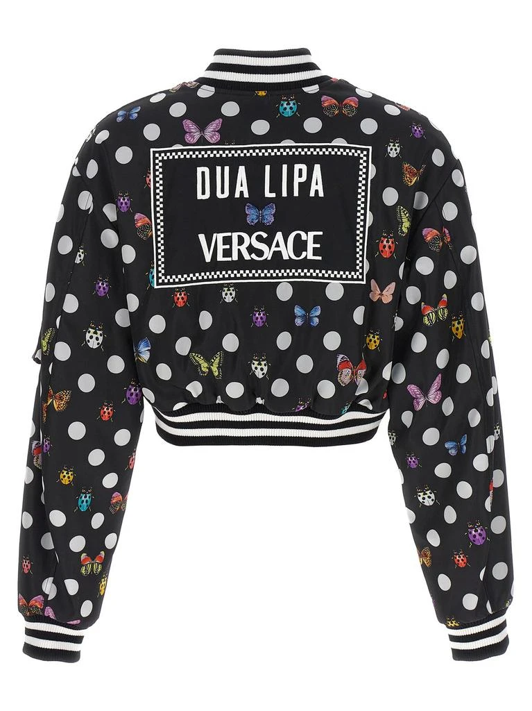 Versace Versace X Dua Lipa Butterfly Printed Bomber Jacket 2