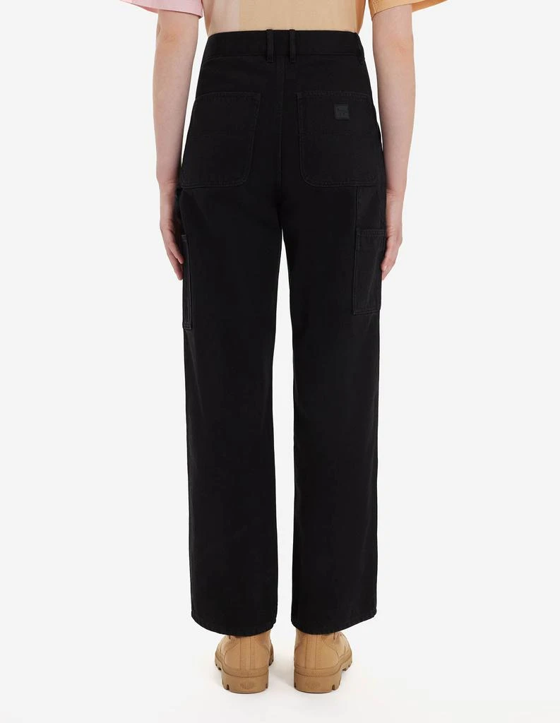 预计3周后发货 Maison Kitsune Pantalon Café Denim Worker - Noir 8