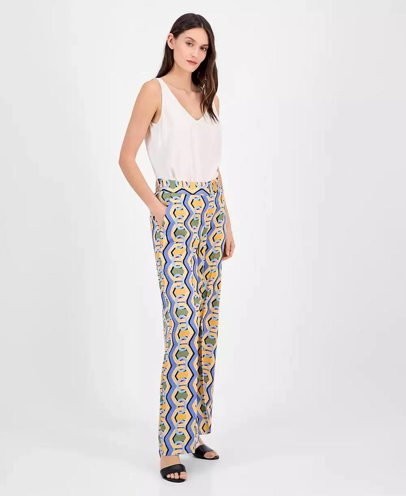 Tahari Women's Printed Wide-Leg Pants 3