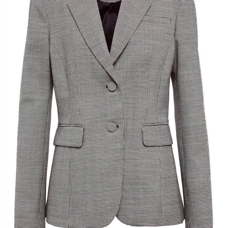 Altuzarra Fenice Jacket In Houndstooth 1