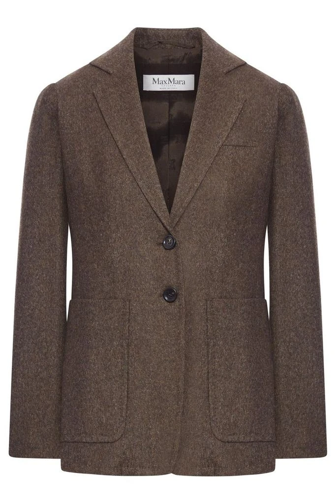 Max Mara Max Mara Collared Button-Up Jacket from Cettire