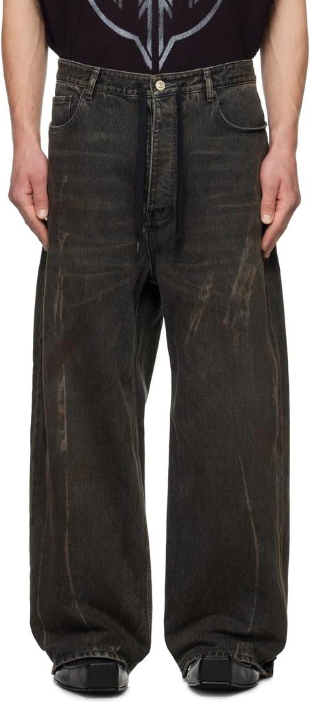 Balenciaga Black Baggy Jeans 1