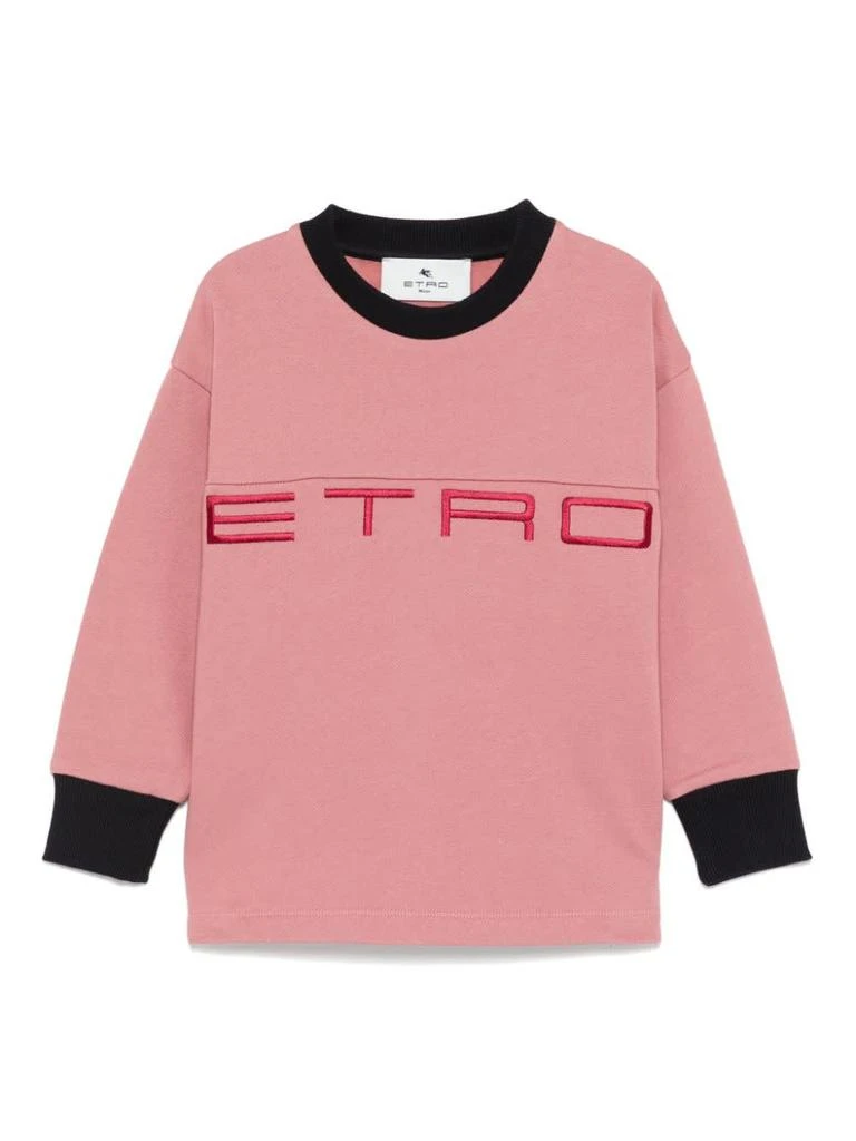 ETRO Felpa Con Logo Ricamato 1