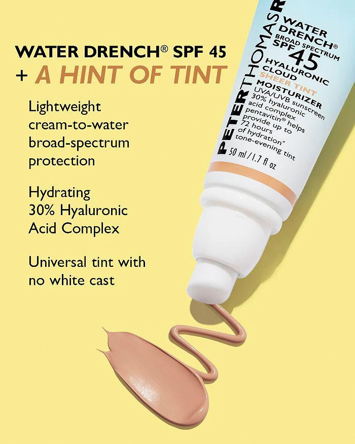 Peter Thomas Roth Water Drench Broad Spectrum SPF 45 Hyaluronic Cloud Sheer Tint Moisturizer 1.7 oz. 2