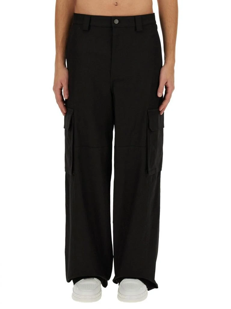 Valentino Valentino Wide Leg Cargo Pants 1