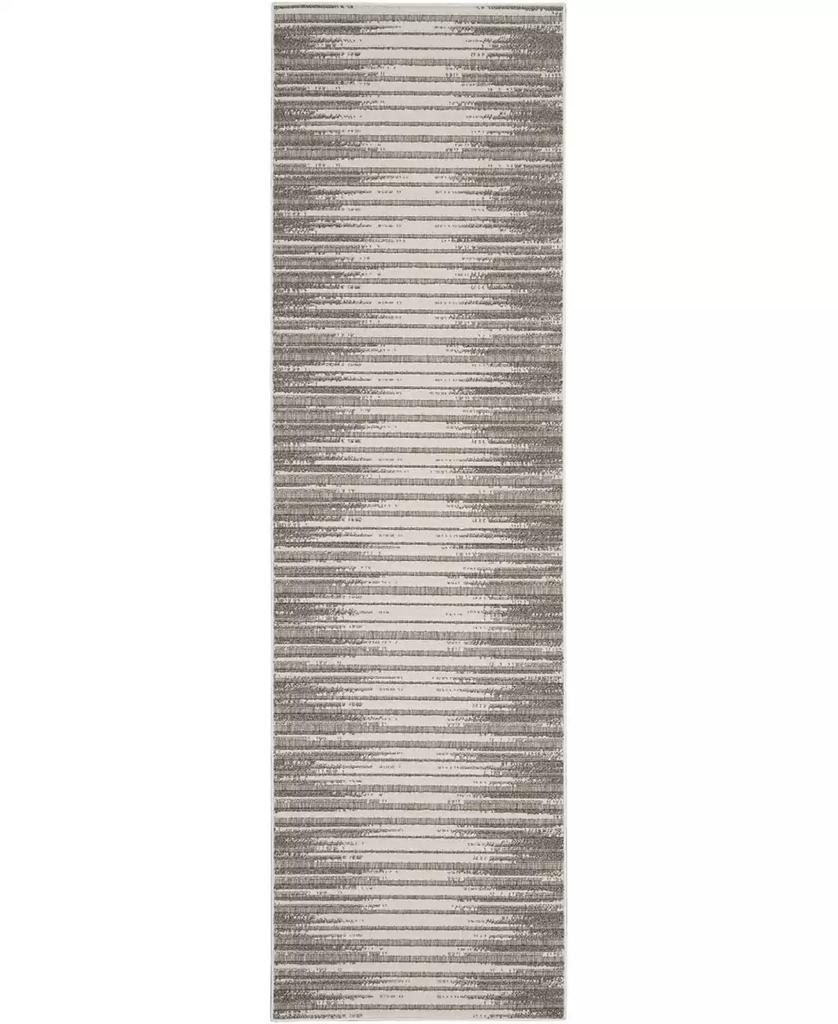 Nourison Key Largo KLG01 Silver 7'10" x 9'10" Outdoor Area Rug