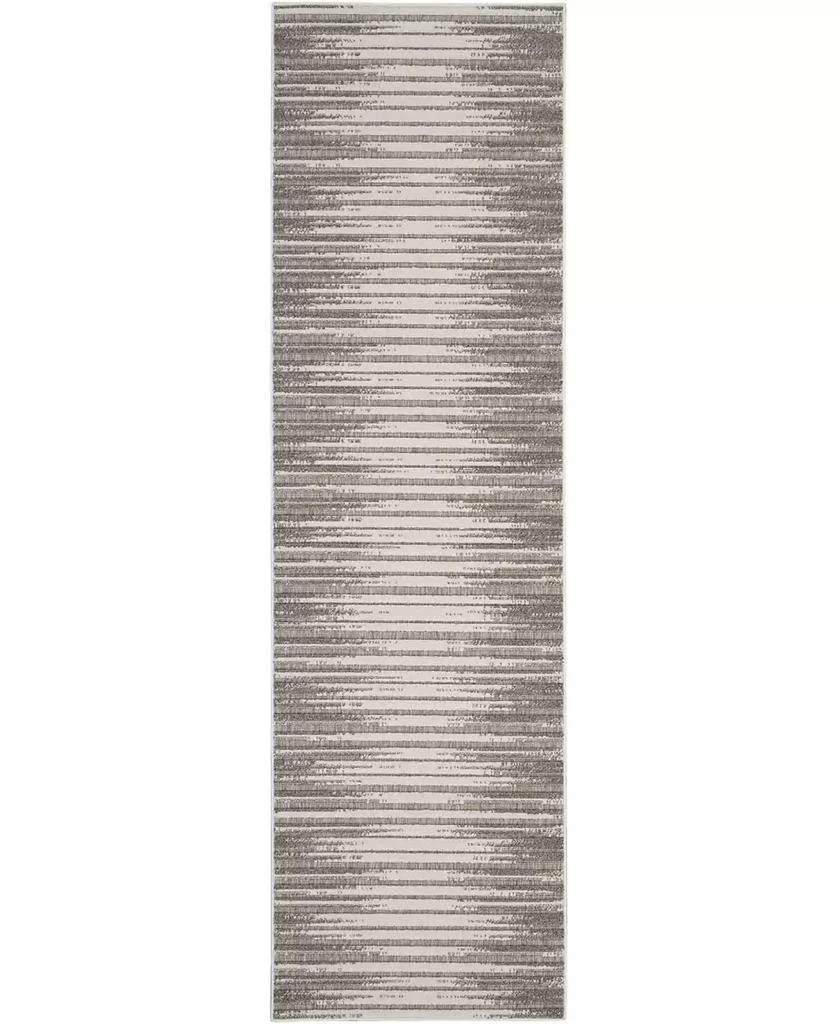 Nourison Key Largo KLG01 Silver 2'2" x 7'6" Runner Rug 1