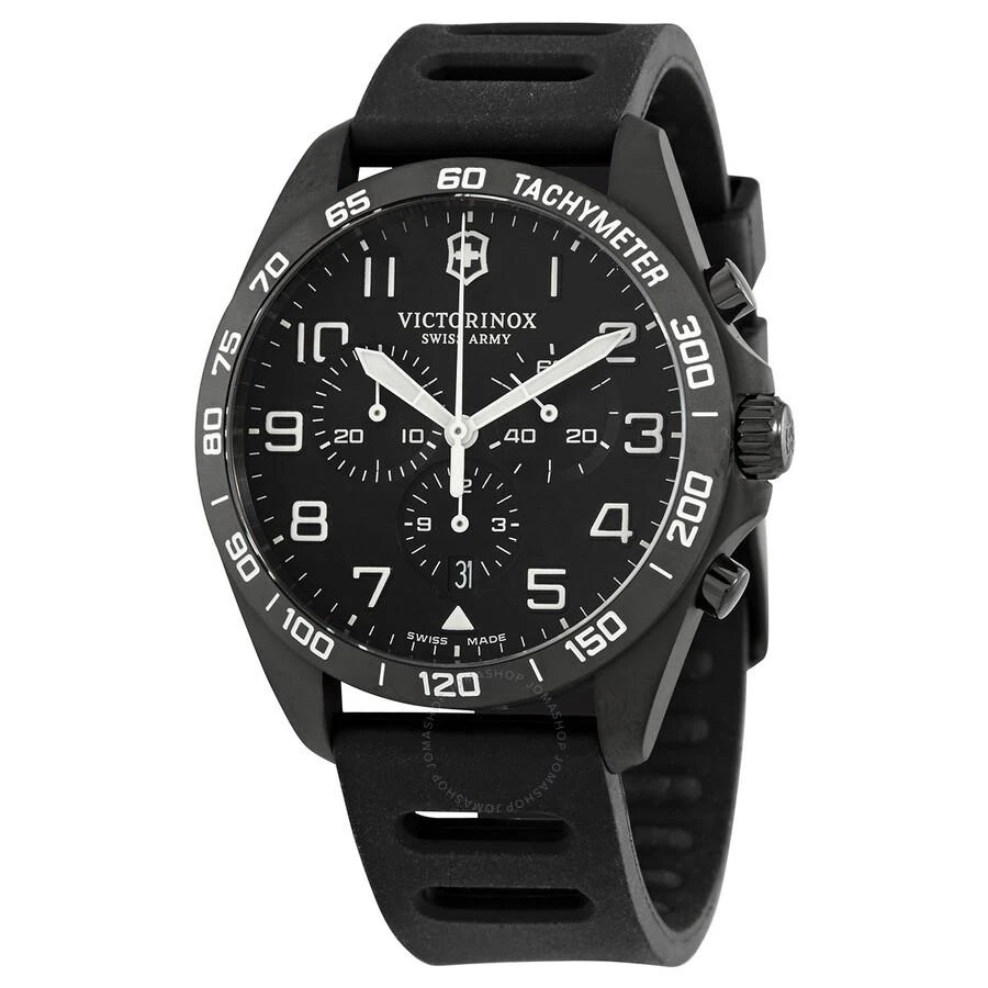 Victorinox FieldForce Sport Chronograph Quartz Black Dial Men's Watch 241926.1 1