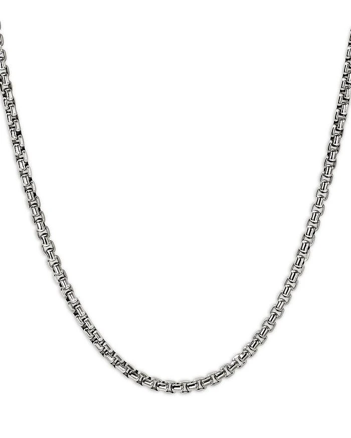 John Hardy Sterling Silver Chain Box Link Necklace, 22"