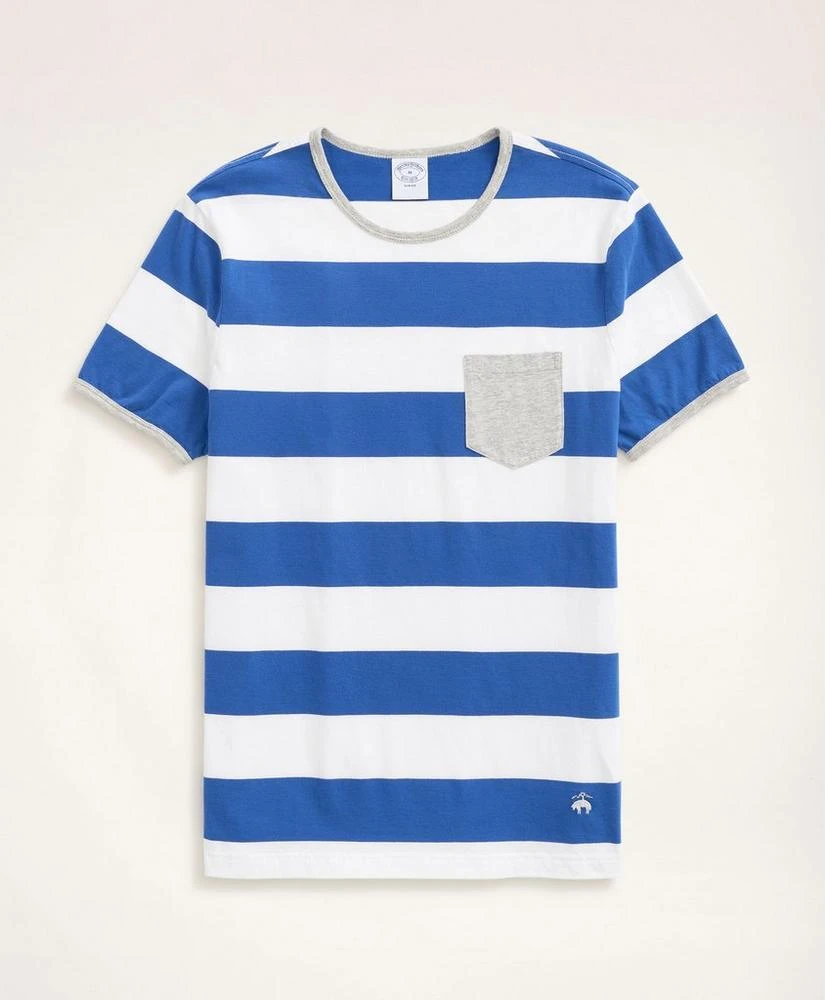 Brooks Brothers Cotton Striped Pocket T-Shirt 1