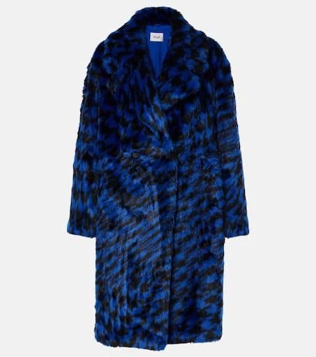 Diane von Furstenberg Printed faux fur coat 1