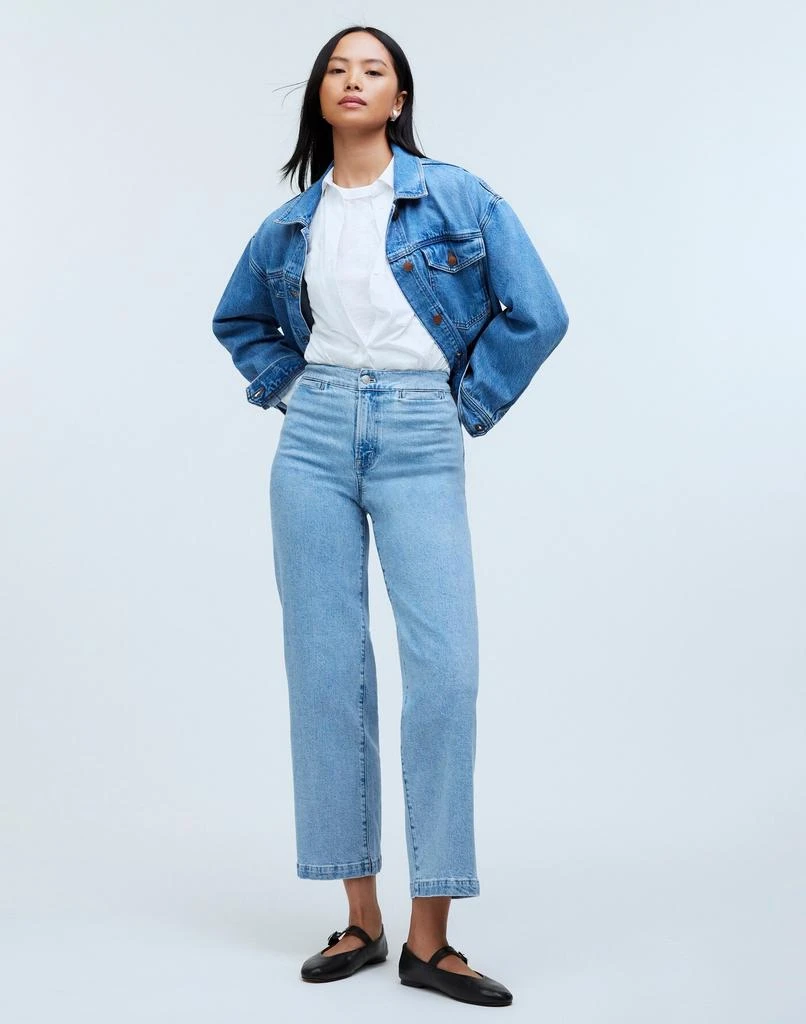 Madewell The Emmett Wide-Leg Crop Jean: Welt Pocket Edition 1