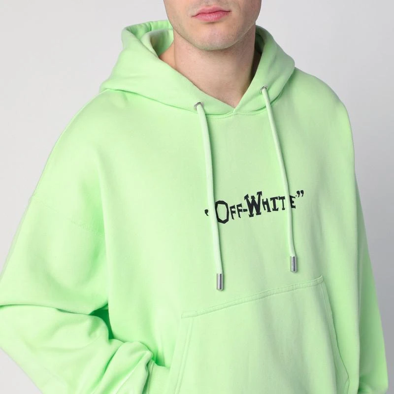 Off-White Mint green sweatshirt with logo 4