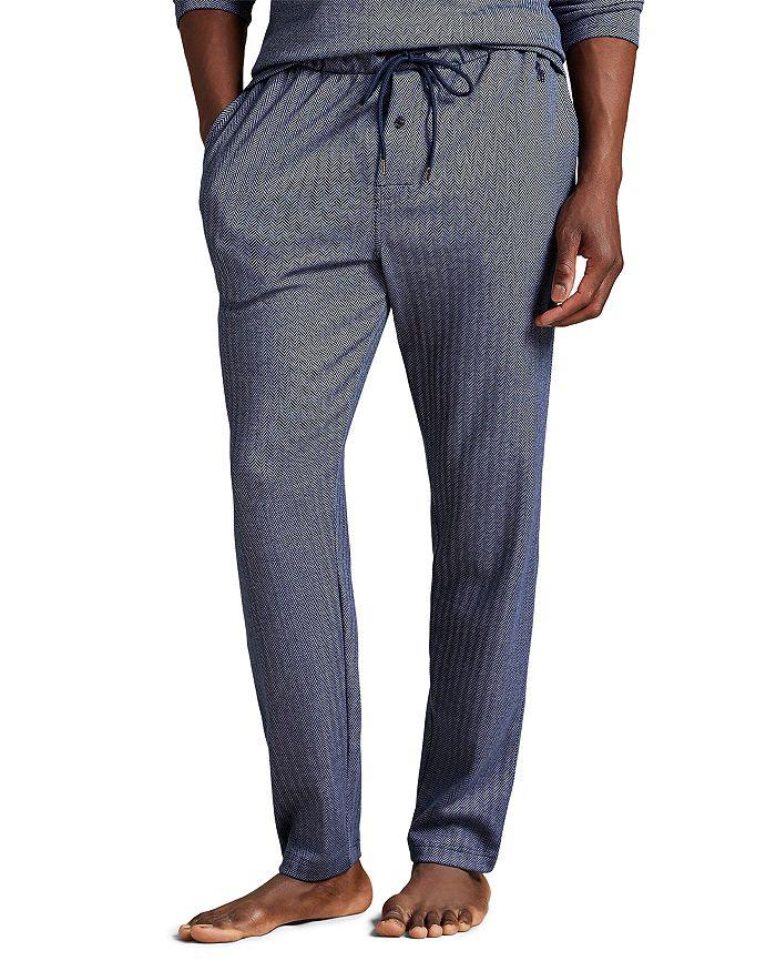 Ralph Lauren Jacquard Knit Herringbone Pajama Pants