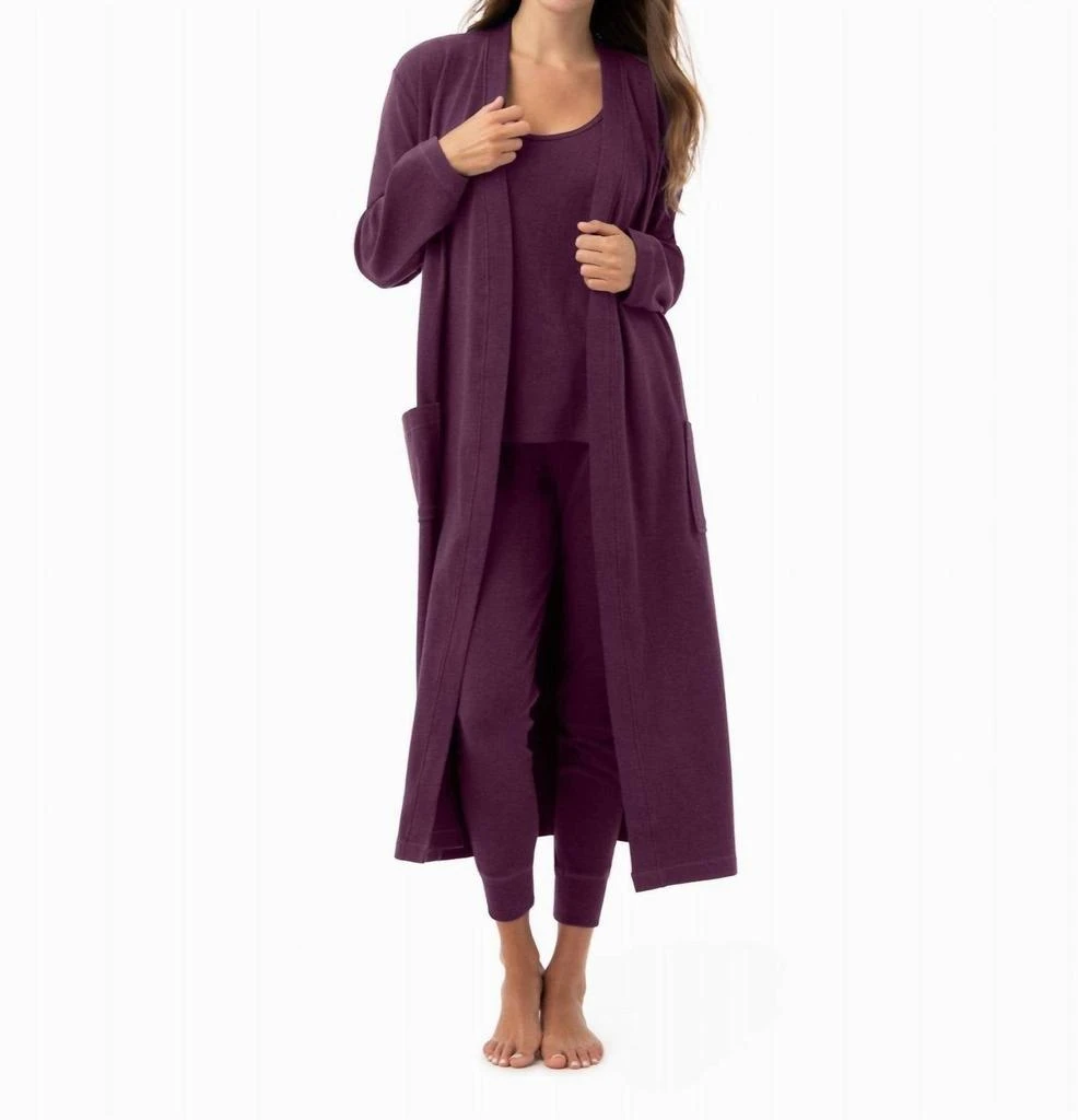 Under the Canopy Organic Robe In Grape 2