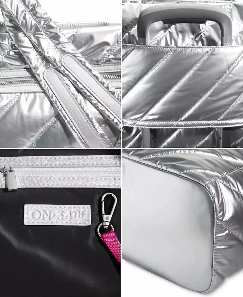 On 34th Nylon XL Metallic Tote, Created for Macy's 4
