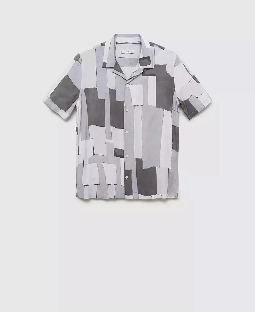 Mango Men's Flowy Printed Shirt 5