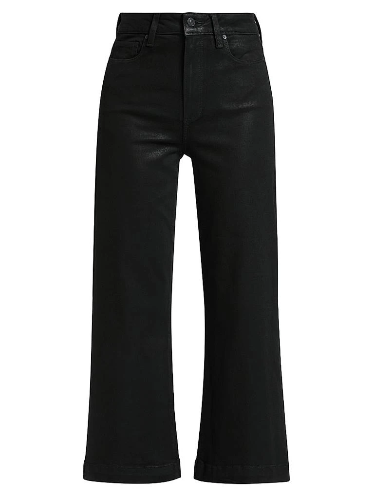 Paige Anessa High-Rise Wide-Leg Ankle Jeans 1