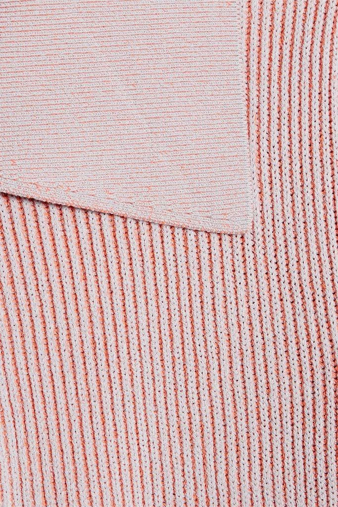 Paris Georgia Ribbed-knit mini dress 4