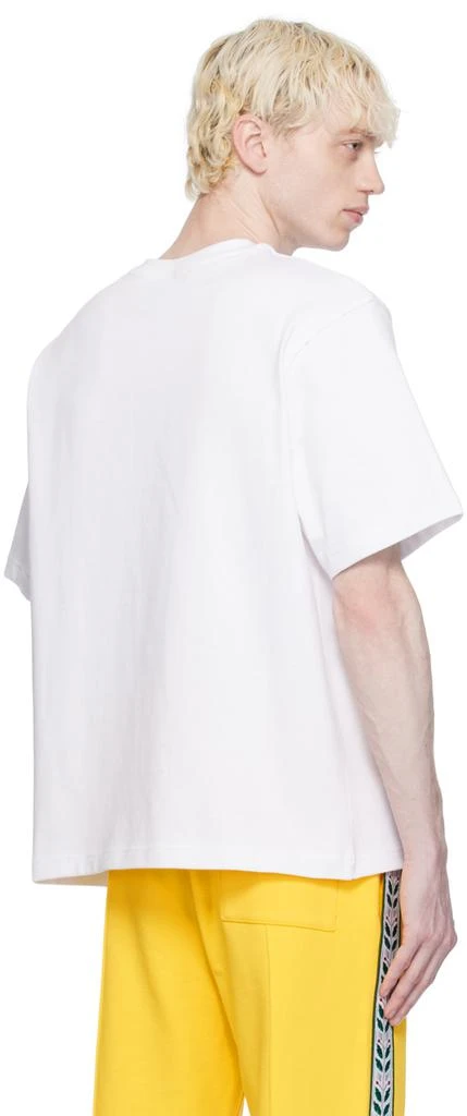 Casablanca White 'Casa Racing' 3D T-Shirt 3