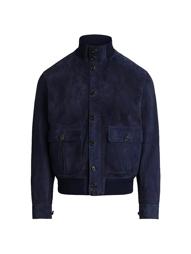 Ralph Lauren Calloway Suede Bomber Jacket 1