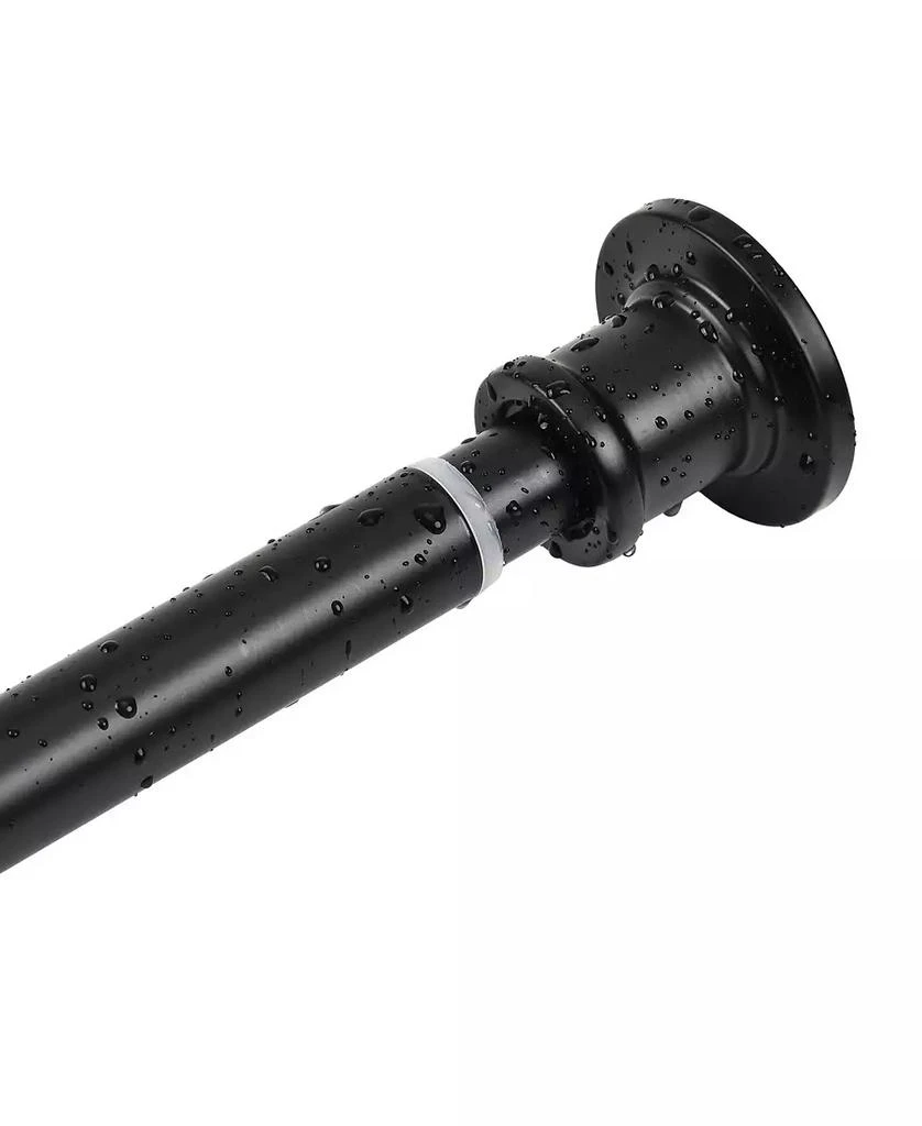 Cameo Adjustable Shower Curtain Rod 42” -72”, Spring tension Stainless Steel Telescoping Rod, Heavy Duty, Rust Resistant,