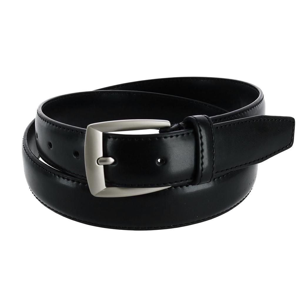 CTM Men's Basic Leather Dress Belt