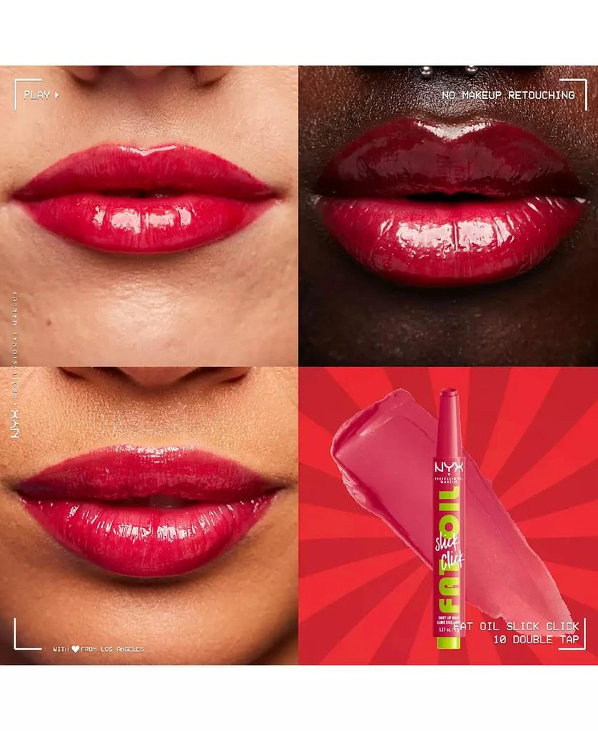NYX Professional Makeup 3-Pc. Fat Oil Slick Click Lip Balm Set 8