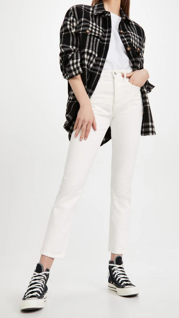 Citizens of Humanity Charlotte High Rise Straight Jeans 4
