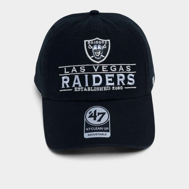 47 Brand 
47 Las Vegas Raiders NFL Vernon Clean Up Strapback Hat 6
