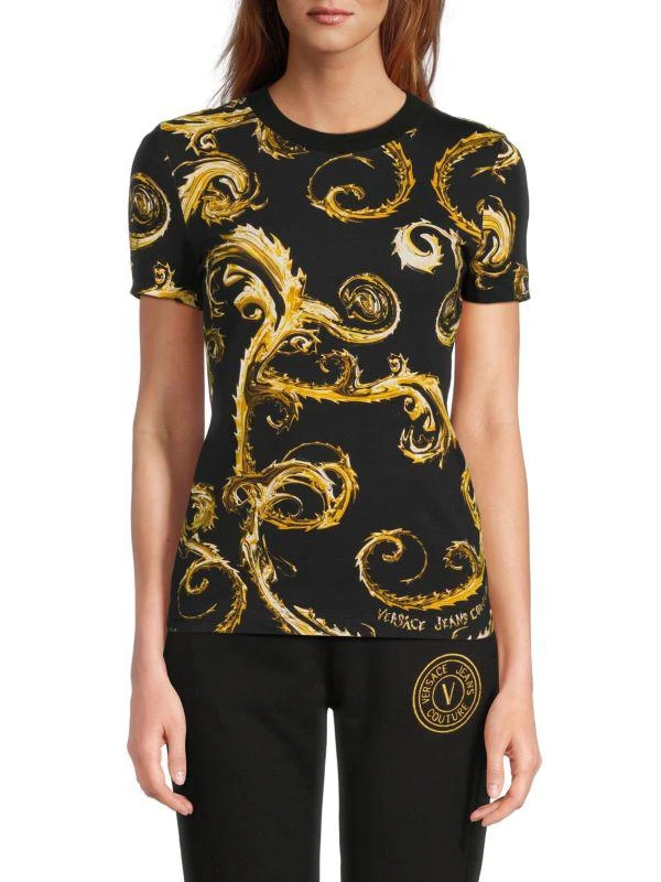 Versace Baroque Print T-shirt 1