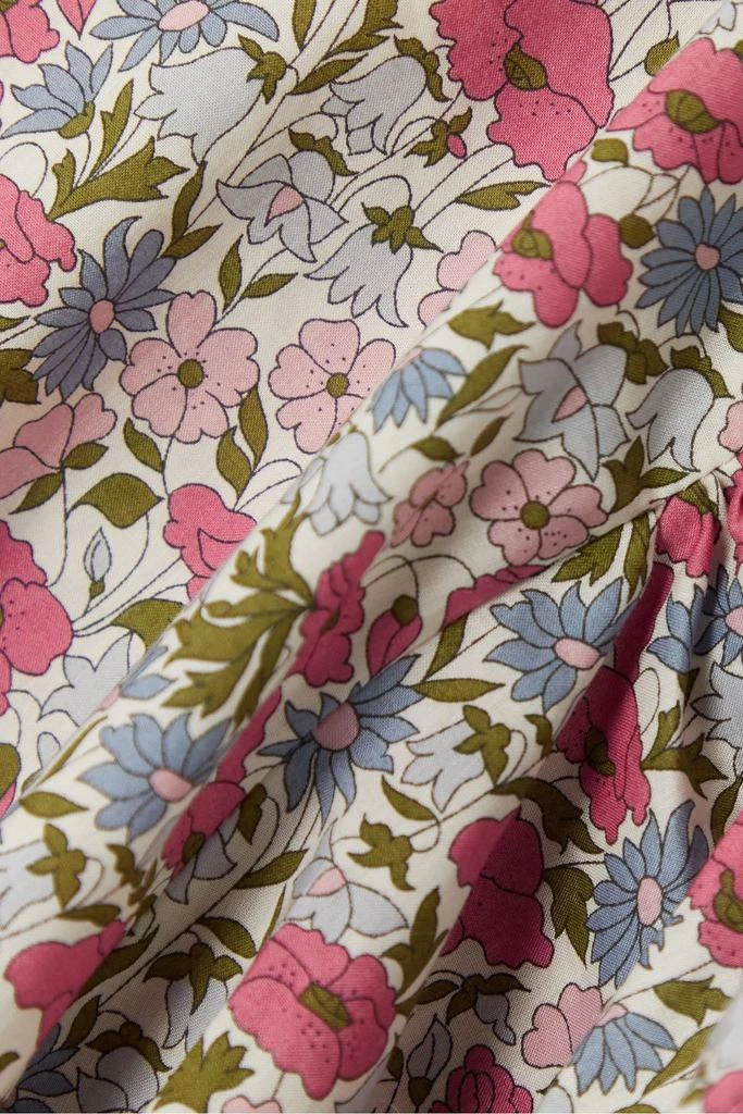 O PIONEERS Susie ruffled floral-print cotton mini dress 4