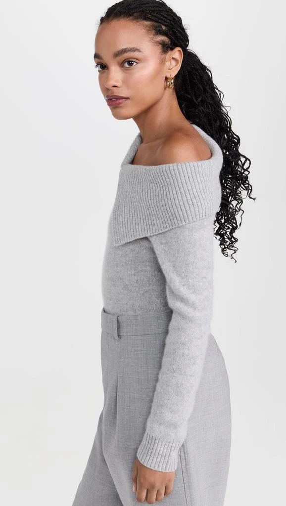 Naadam Luxe Cashmere Collared Asymmetrical Sweater 3